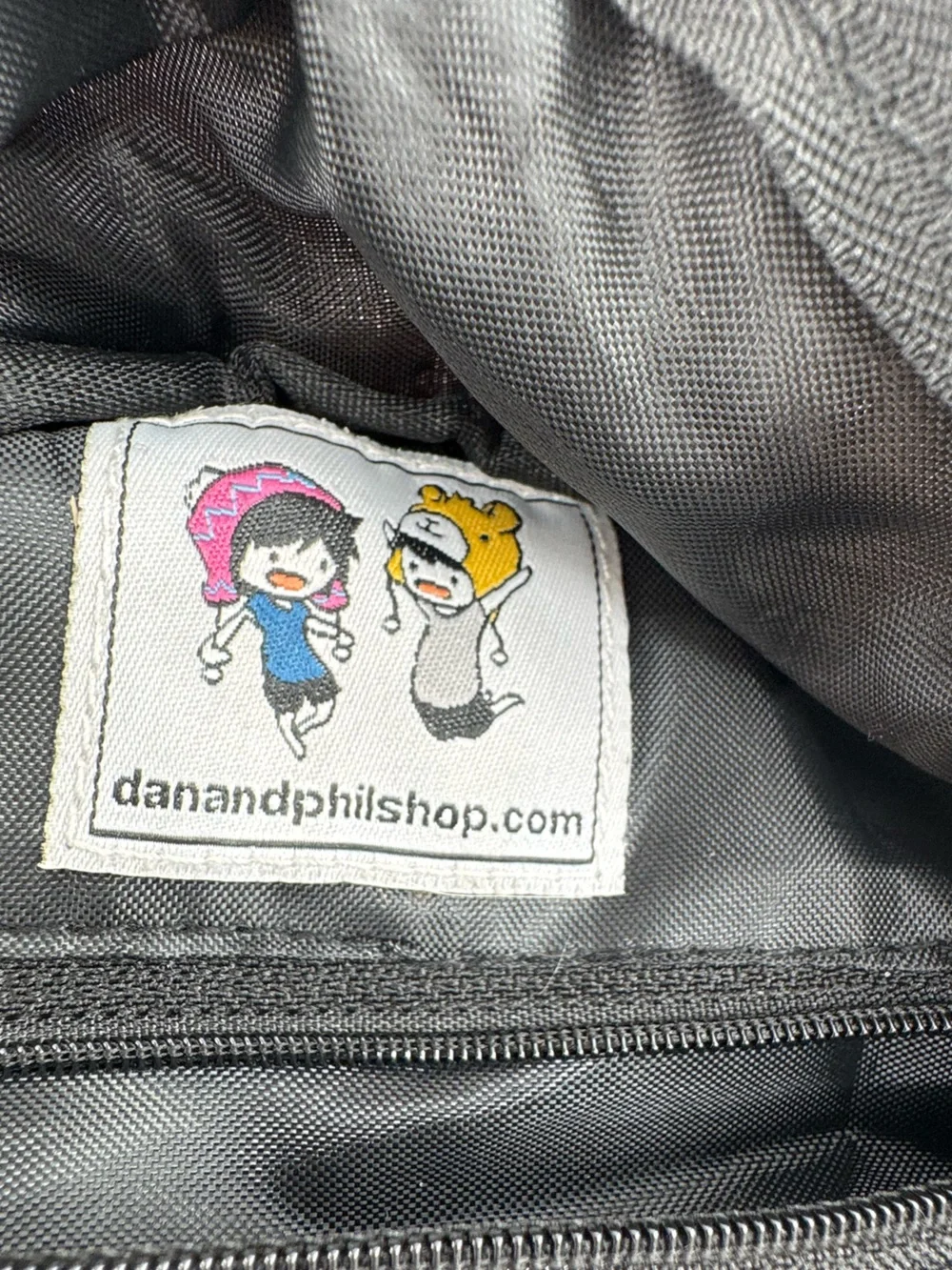 RARE Dan & Phil Pixel People Backpack - 2015 YouTube Merch - Hard to Find!
